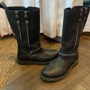 Harley Davidson “sacked” zip boots size 7m